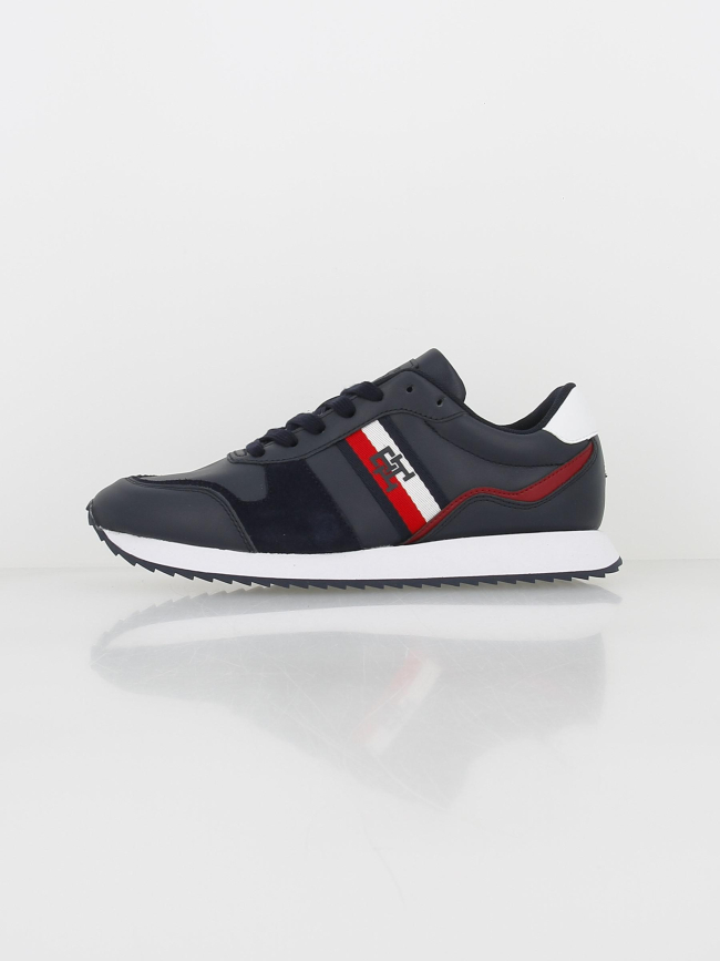 Baskets runner en cuir evo bleu marine homme - Tommy Hilfiger