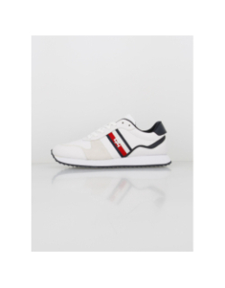 Baskets en cuir runner evo blanc homme - Tommy Hilfiger