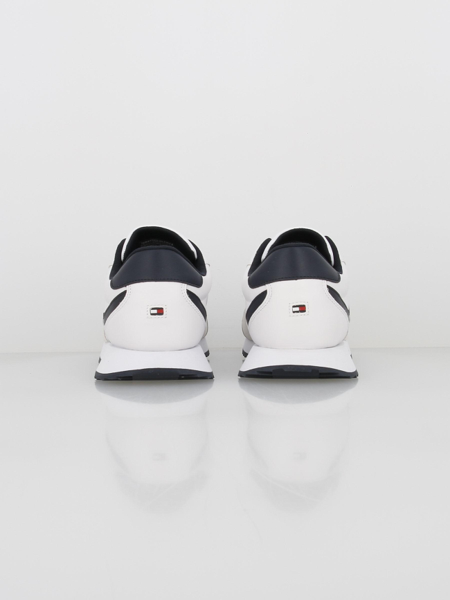 Baskets en cuir runner evo blanc homme - Tommy Hilfiger