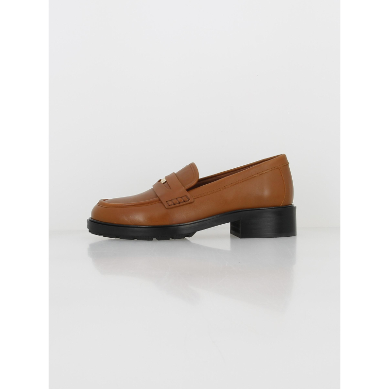 Mocassins iconic loafer marron femme - Tommy Hilfiger