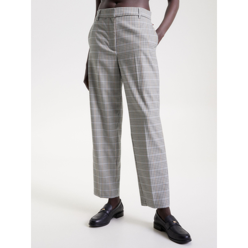 Pantalon à petits carreaux multicolore femme - Tommy Hilfiger