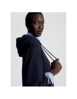 Robe sweat droite monotype bleu marine femme - Tommy Hilfiger