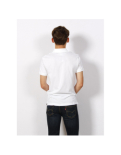 Polo core essentials uni logo blanc homme - Lacoste