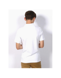 Polo lyle logo poitrine blanc homme - Guess