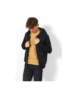 Veste mi-saison clean mix media bleu homme - Tommy Hilfiger