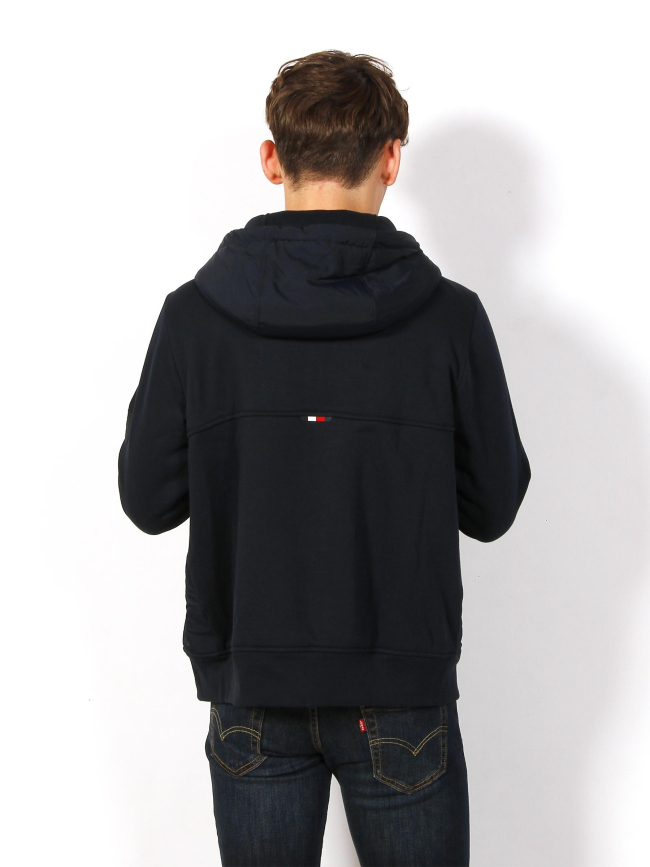 Veste mi-saison clean mix media bleu homme - Tommy Hilfiger