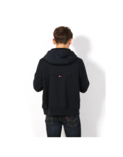 Veste mi-saison clean mix media bleu homme - Tommy Hilfiger