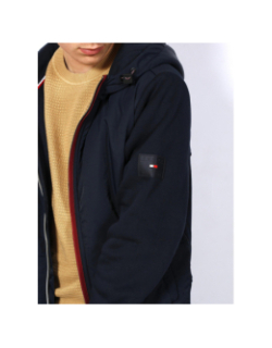 Veste mi-saison clean mix media bleu homme - Tommy Hilfiger