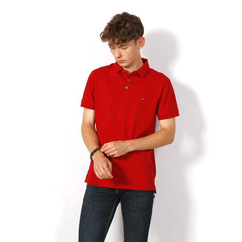 Polo slim 1985 rouge homme - Tommy Hilfiger