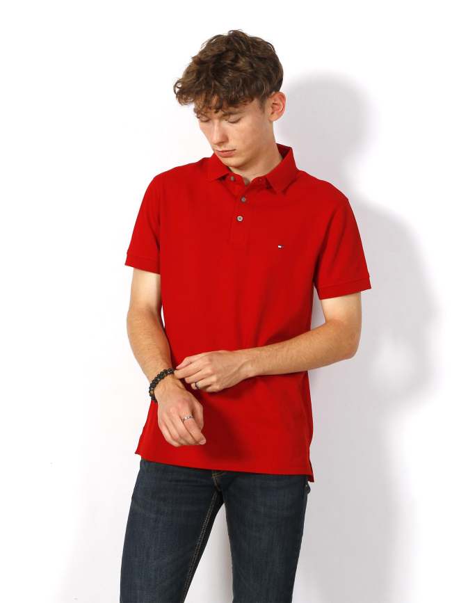 Polo slim 1985 rouge homme - Tommy Hilfiger