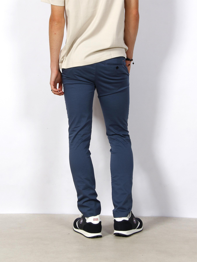 Pantalon chino bleecker print bleu homme - Tommy Hilfiger