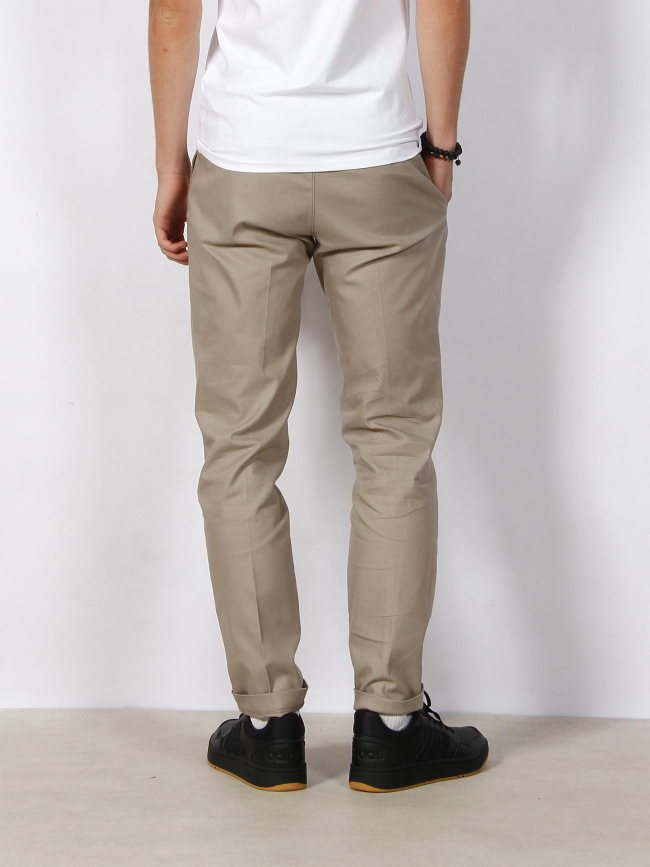 Jogger style chino hampton birds eye kaki homme - Tommy Hilfiger