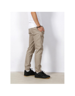 Jogger style chino hampton birds eye kaki homme - Tommy Hilfiger