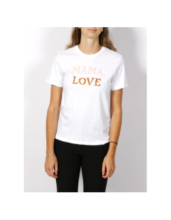 T-shirt onlmama reg blanc femme - Only