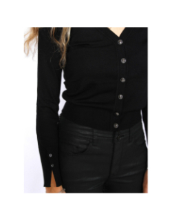 Gilet cardigan zena cardi swtr noir femme - Guess