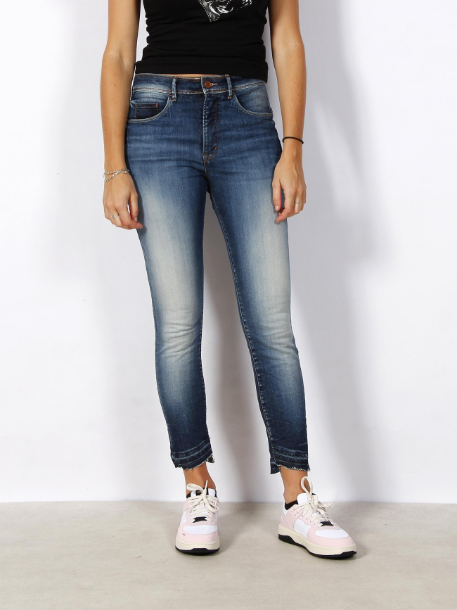 Jean cropped skinny secret glamour bleu femme - Salsa