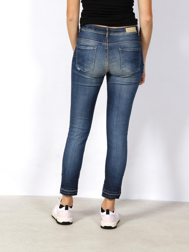 Jean cropped skinny secret glamour bleu femme - Salsa