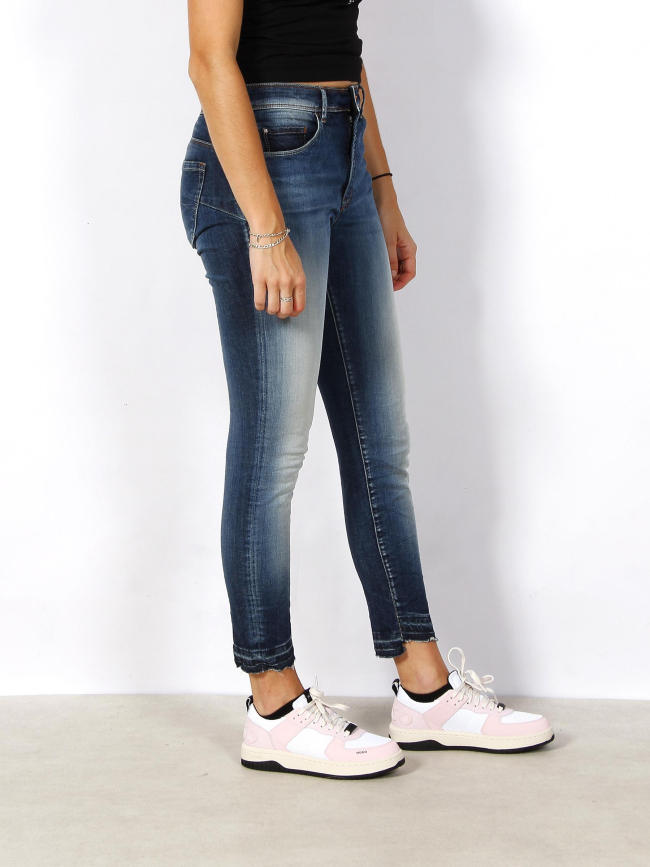 Jean cropped skinny secret glamour bleu femme - Salsa
