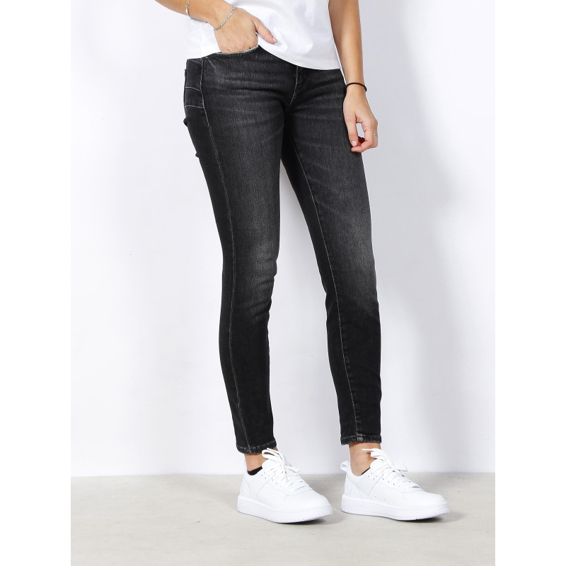 Jean shape up gris noir femme - Guess