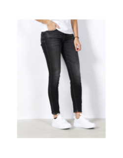 Jean shape up gris noir femme - Guess