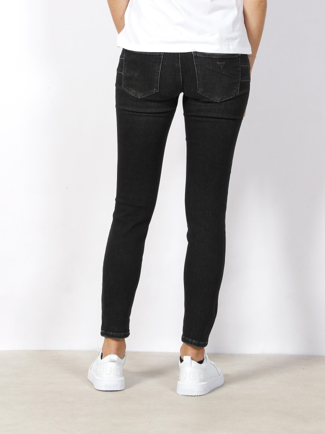 Jean shape up gris noir femme - Guess