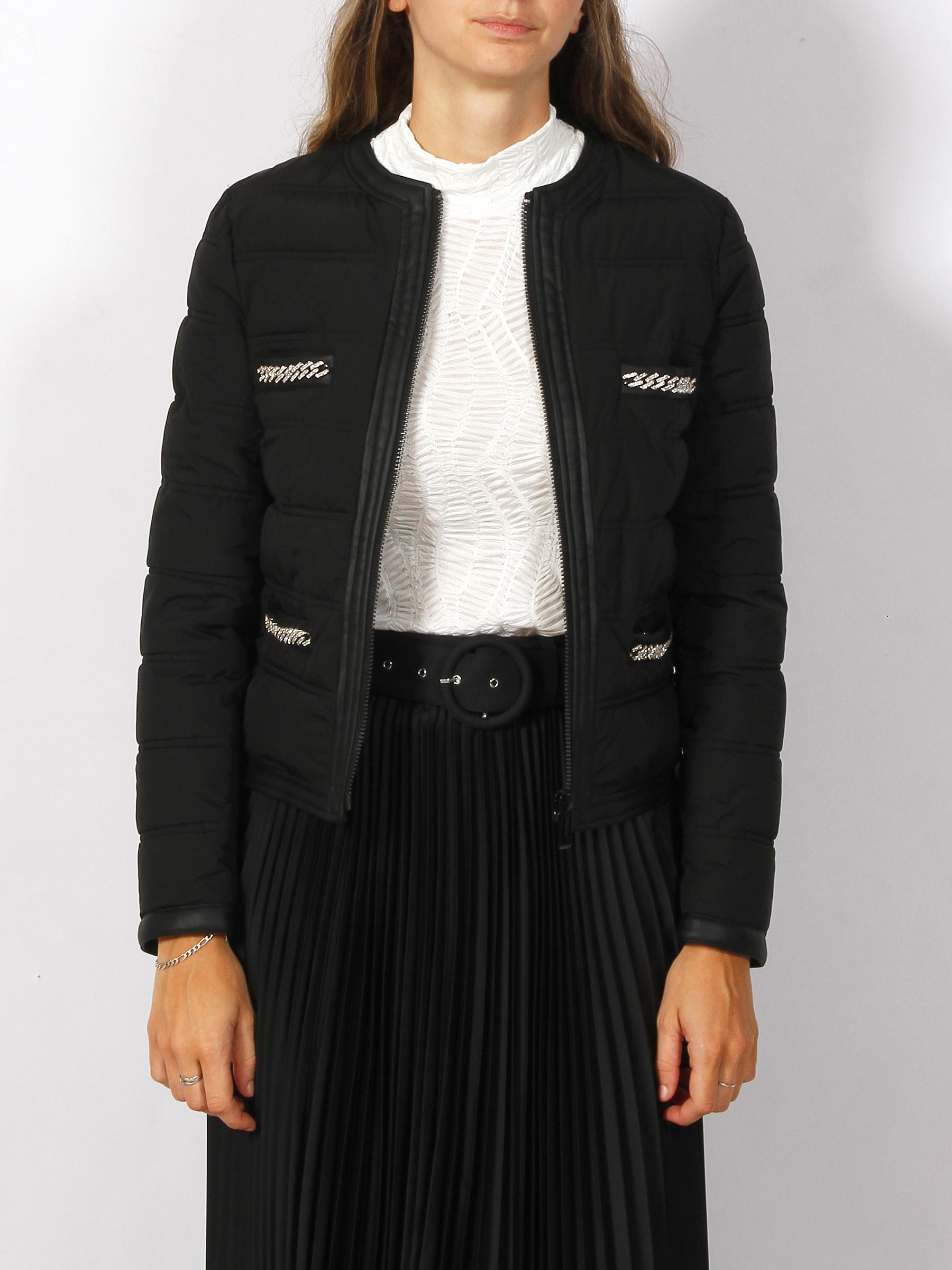 Veste matelassée irene chain jacket noir femme - Guess