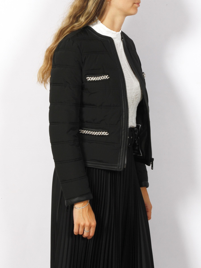 Veste matelassée irene chain jacket noir femme - Guess