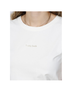 T-shirt ribelle blanc femme - Teddy Smith