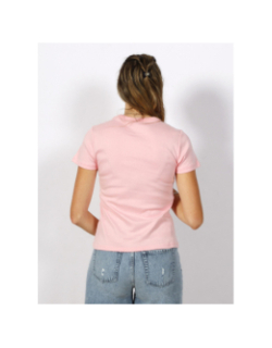 T-shirt classic logo rouge rose femme - Hugo