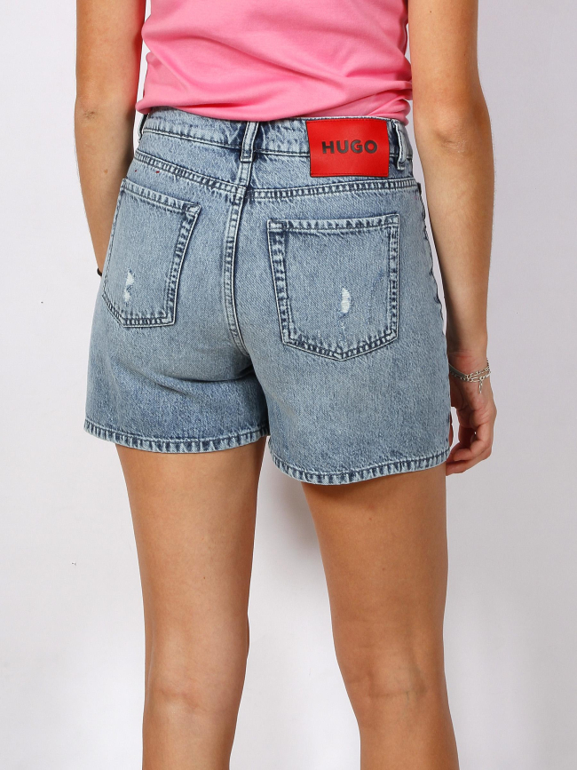 Short en jean ganetta bleu femme - Hugo