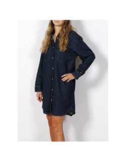 Robe en jean manches longues bleu femme - Tommy Hilfiger