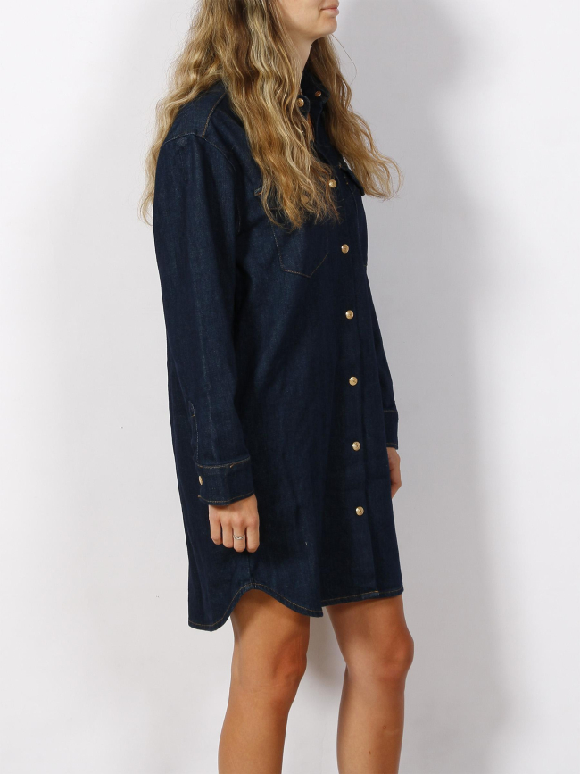 Robe en jean manches longues bleu femme - Tommy Hilfiger