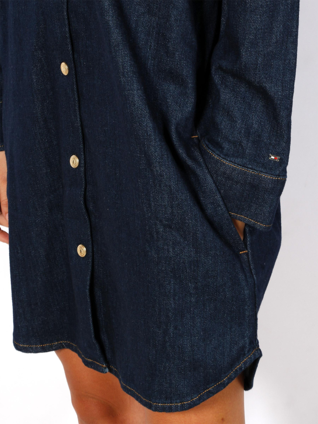 Robe en jean manches longues bleu femme - Tommy Hilfiger