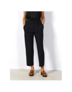 Pantalon tapered punto bleu marine femme - Tommy Hilfiger