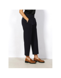 Pantalon tapered punto bleu marine femme - Tommy Hilfiger