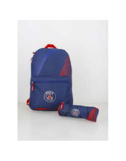 Sac à dos + trousse du PSG bleu rouge enfant - PSG