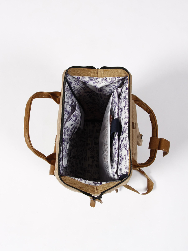 Sac à dos mini adventurer kuala lumpur marron - Cabaïa