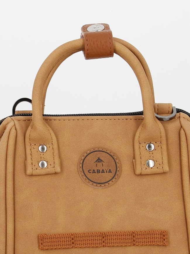 Sac à bandoulière nano moscou marron femme - Cabaïa