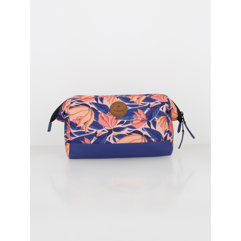 Trousse de toilette avenida paulista bleu rose - Cabaïa