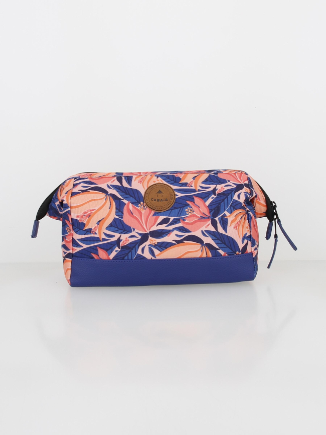 Trousse de toilette avenida paulista bleu rose - Cabaïa