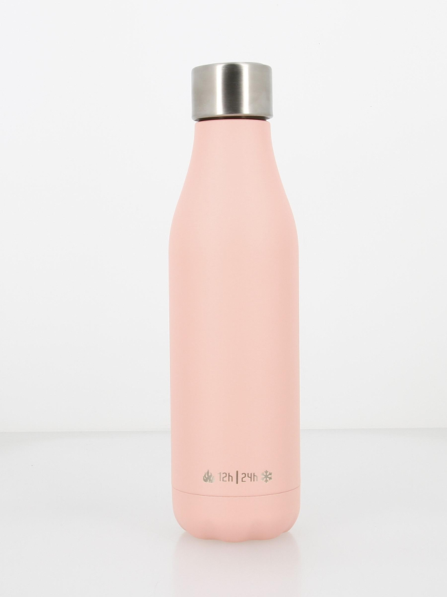 Gourde isotherme time up 500 ml rose - Les Artistes