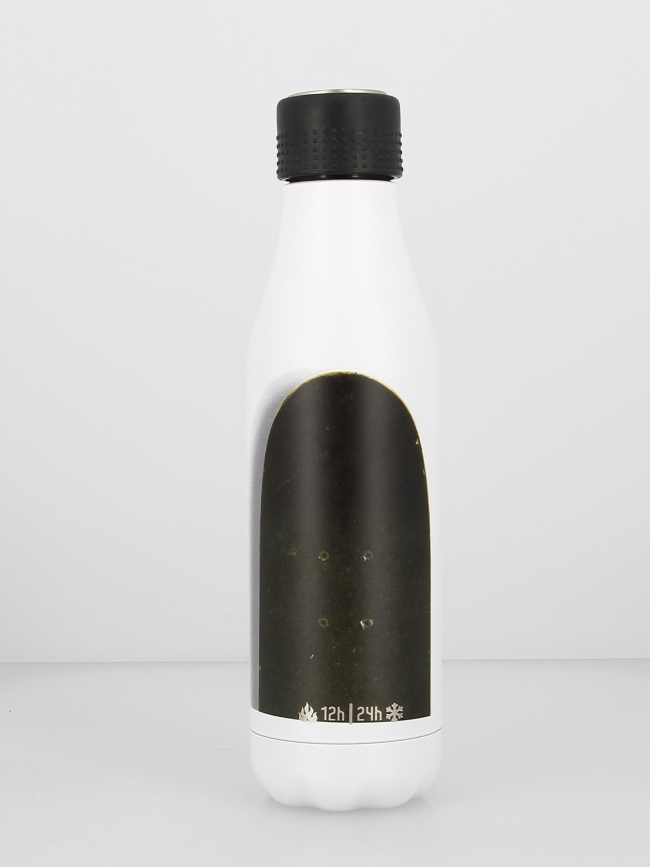 Gourde isotherme time up 500 ml skateboard blanc - Les Artistes