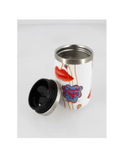 Mug isotherme travel chupa chups 350ml blanc - Les Artistes