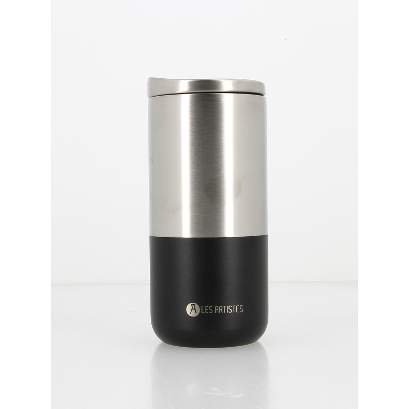 Mug isotherme 500 ml travel split noir - Les Artistes