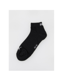 Lot de 3 paires de chaussettes quarter plain noir - Puma