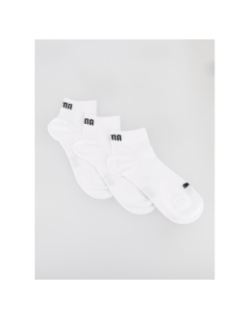 Lot de 3 paires de chaussettes quarter plain blanc - Puma