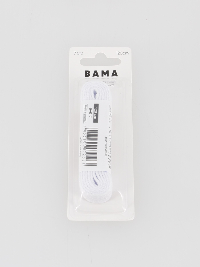 Lacets plats sport blanc - Bama