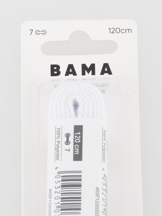 Lacets plats sport blanc - Bama