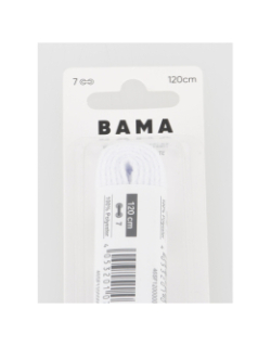 Lacets plats sport blanc - Bama