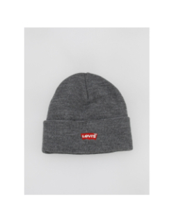 Bonnet logo brodé rouge en chauve-souris gris - Levis